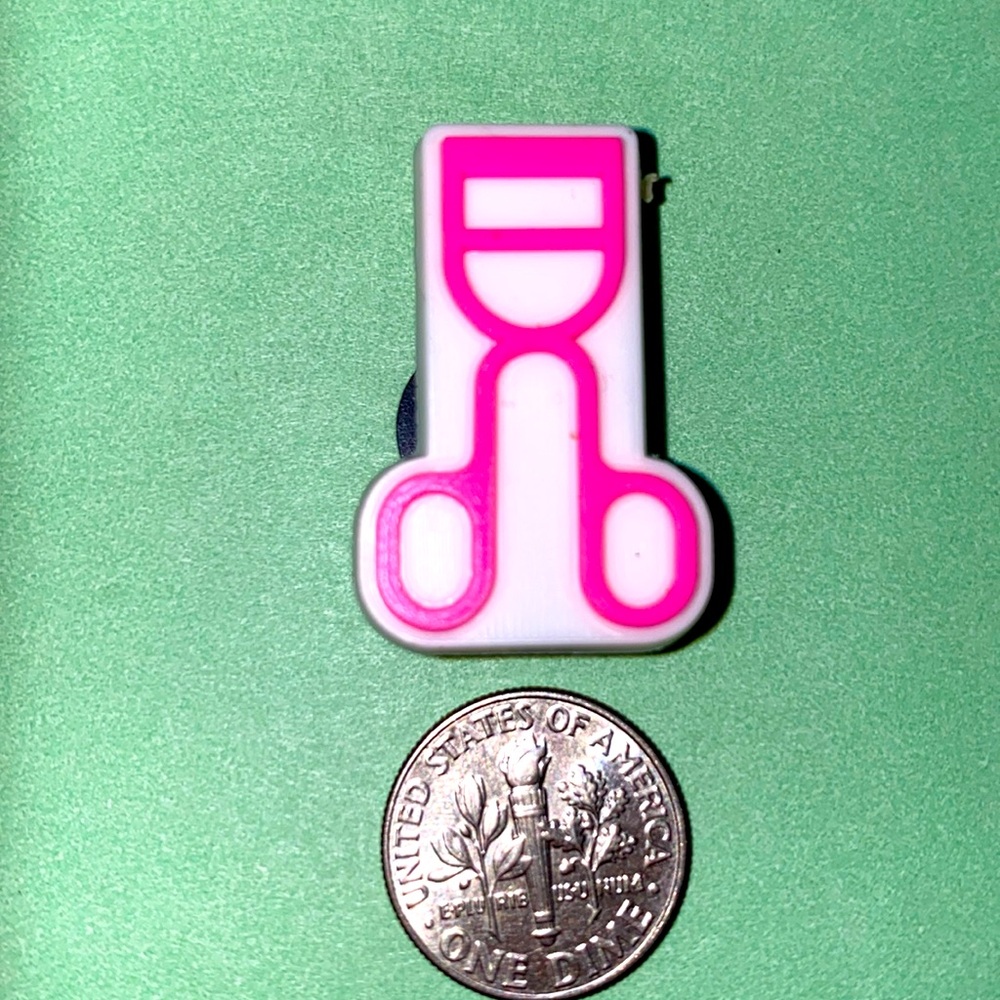 (10 for $15) Pink Eyelashes Curler Beauty Cosmetic Beauty Crocs Shoe Charms